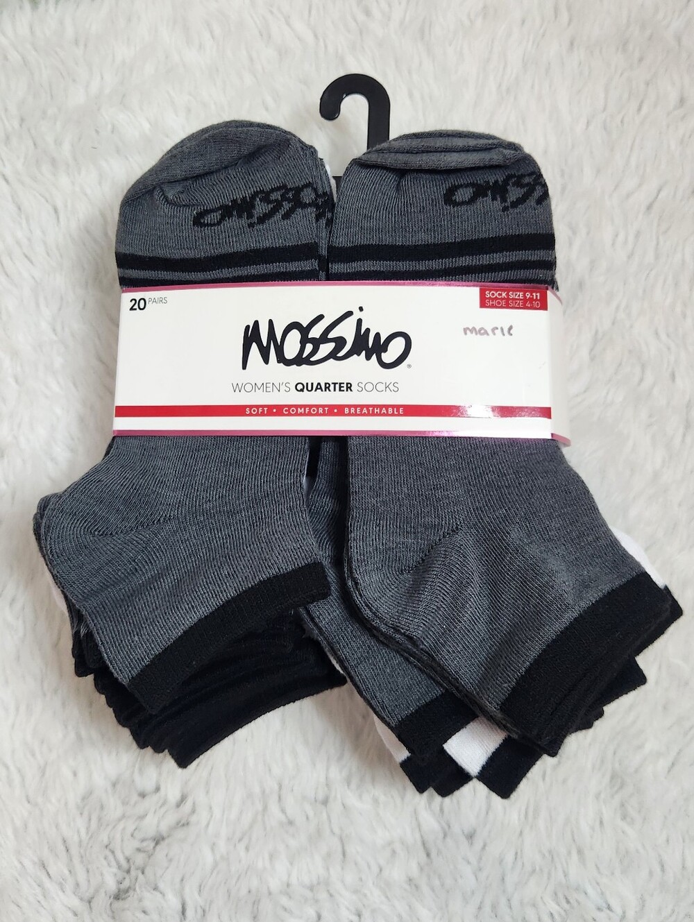 MOSSIMO Quarter Socks Multi-pack